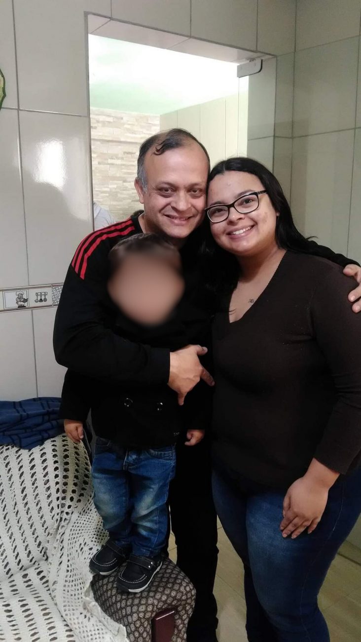 Ricardo com sua filha Francielly - Arquivo pessoal/Reprodução/ND