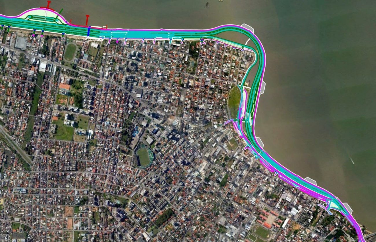 Avenida conta com cerca de 3,6 km de extensão - Reprodução/ND