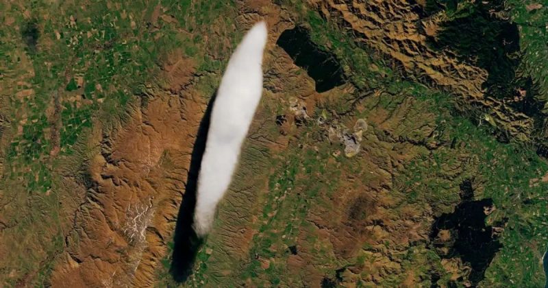 Taieri Pet foi fotografada por satélite da NASA em setembro de 2024