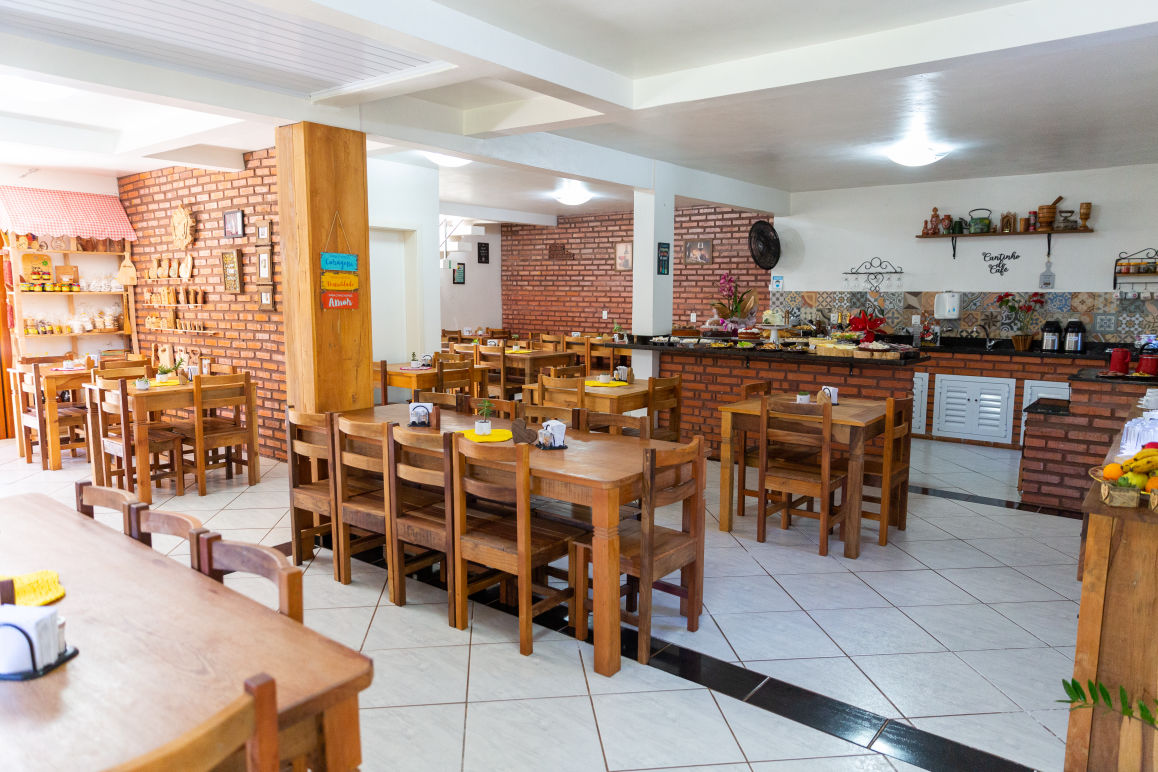 Espaço interno do Café Colonial Sabor do Campo - PMC/Divulgação