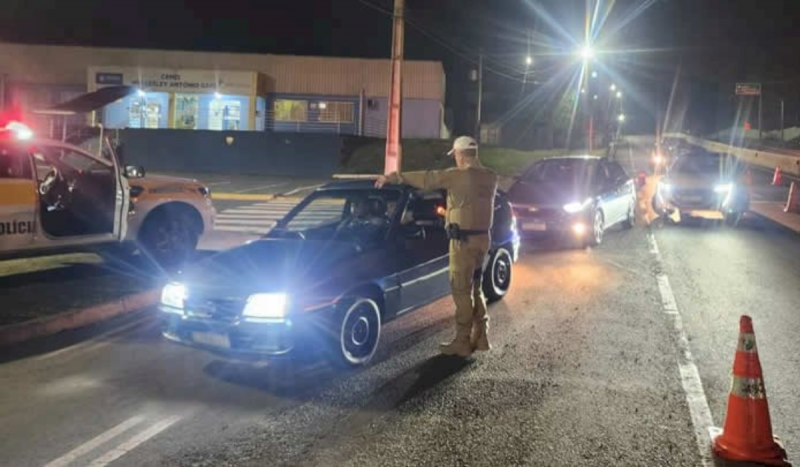 Polícia Militar Rodoviária anunciou os dias e horários das próximas blitz em SC - Foto: PMRv/Reprodução/ND