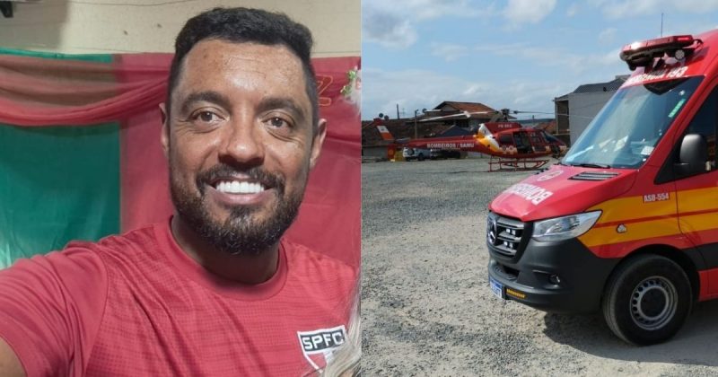 Claudio dos Santos morreu após ser atingido por objeto metálico em Barra Velha