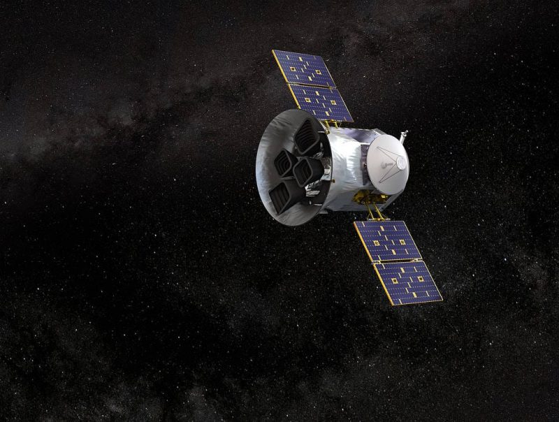 Satélite TESS da Nasa no espaço