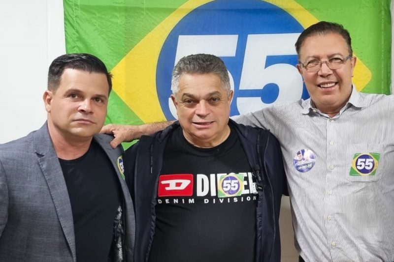 Silvinei Vasques com João Rodrigues e Orvino