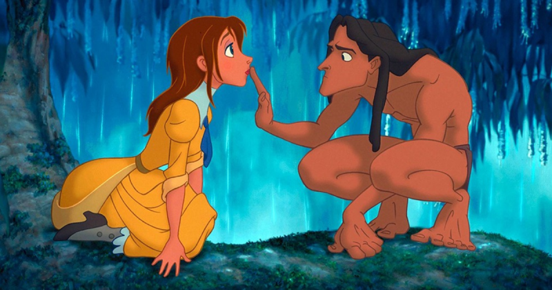 Tarzan e Janne em filme da Disney, para matéria sobre a síndrome do Tarzan