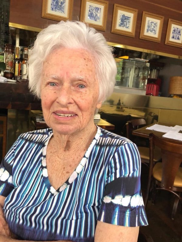 Erica Wollf Harger,sogra de Topázio Neto, faleceu aos 102 anos