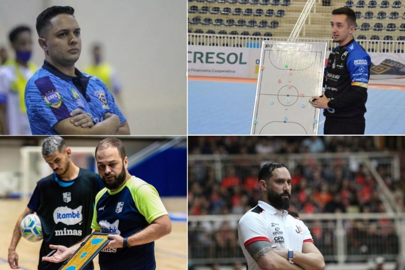 Nova geração de técnicos do futsal tem conquistado resultados expressivos na Liga Nacional