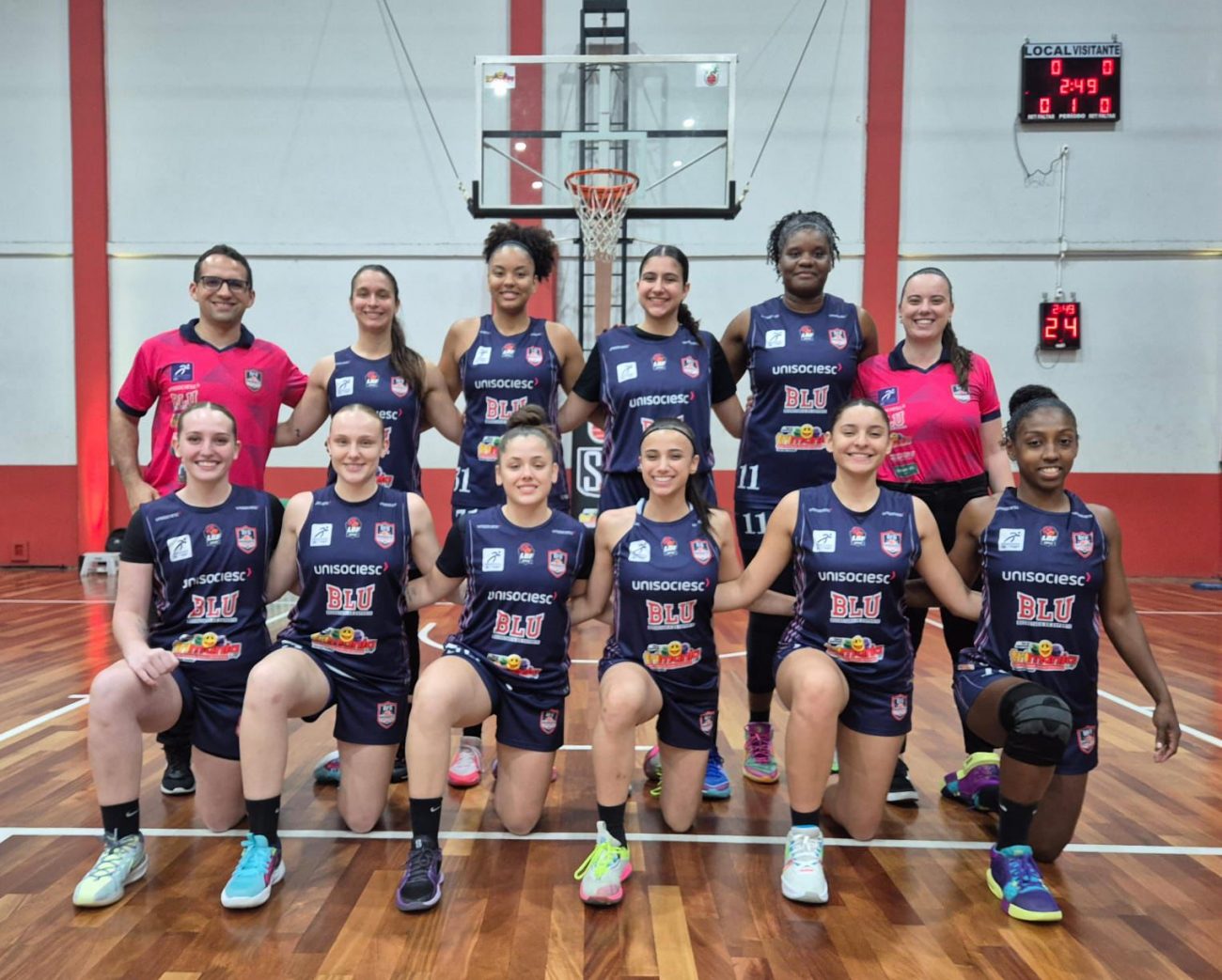 Equipe de Blumenau no Basquete Feminino - Divulgação/ND