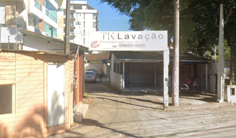 Thiago Kich era dono de uma lavação de carros com as suas iniciais - Foto: Google Maps/Reprodução/ND