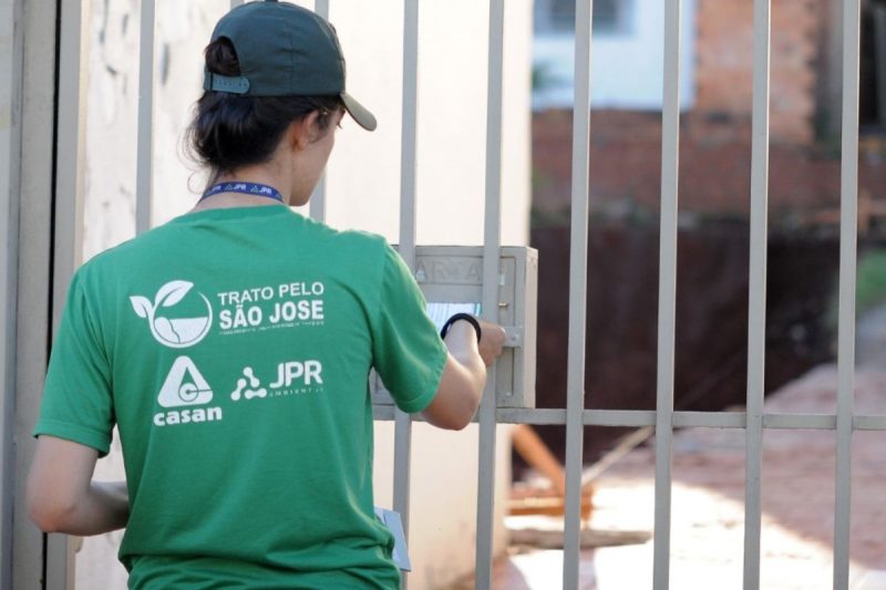 As vistorias da próxima semana serão no bairro Parque das Palmeiras em Chapecó &#8211; Foto: Casan/Divulgação/ND