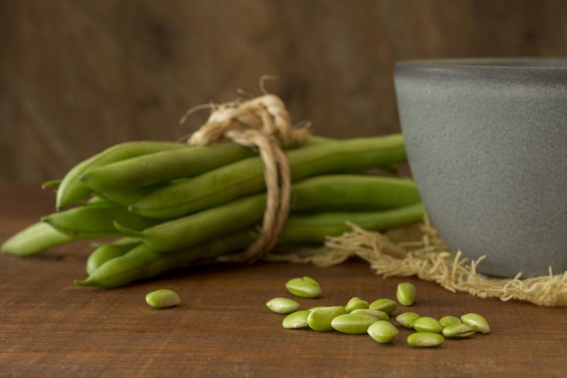 Vagem, um vegetal poderoso, amarrado em uma cordinha