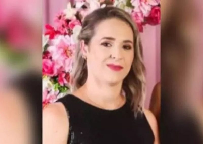 Imagem de Cristiane, mulher morta com facadas e pedradas pelo ex-marido em Luiz Alves