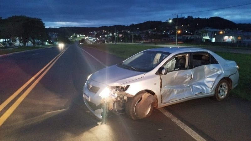 O acidente BR-282 foi nesta segunda.