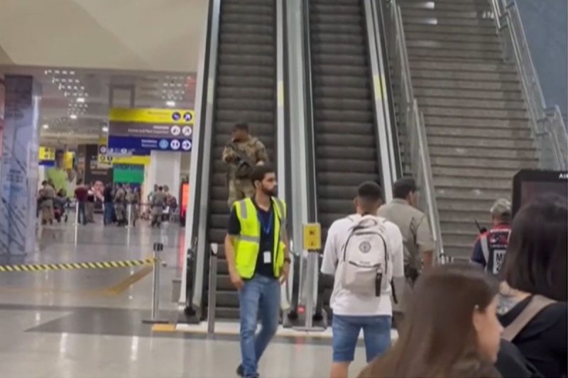 suspeita de bomba em aeroporto de Goiânia 