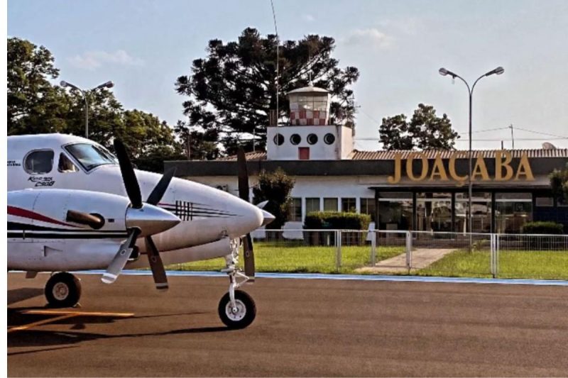 Aeroporto de Joaçaba está em obras com investimento de R$ 23,4 milhões