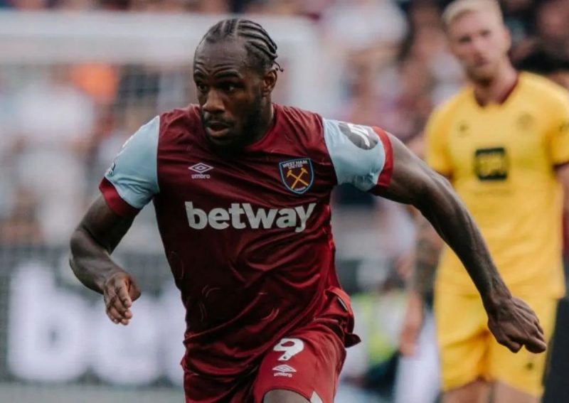 Michail Antonio sofreu acidente de carro no &uacute;ltimo s&aacute;bado (7) – Foto: Reprodu&ccedil;&atilde;o/ West Ham/ X