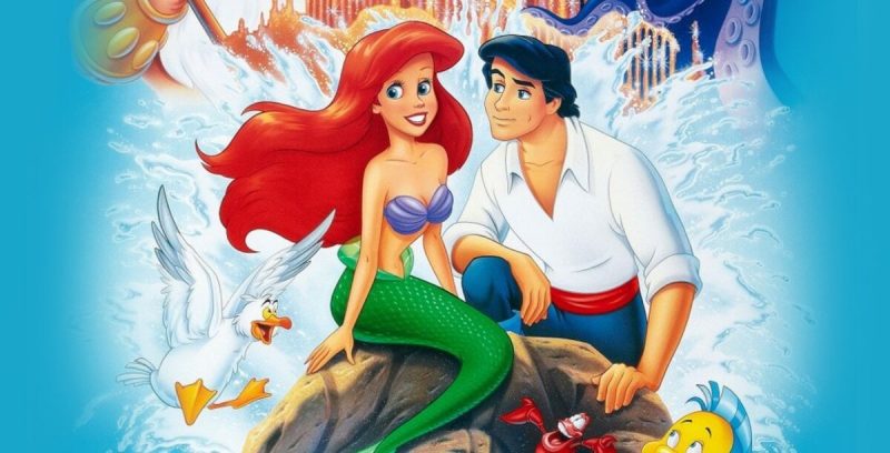 Ariel com o príncipe, ilustrando a Síndrome da Pequena Sereia