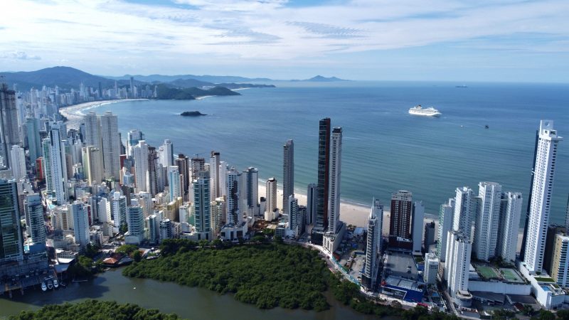 Foto mostra cidade líder no metro quadrado brasileiro