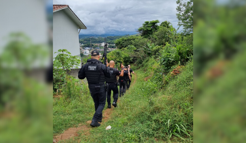 Megaoperação atuou em 21 cidades catarinenses - Foto: PCSC/Reprodução/ND