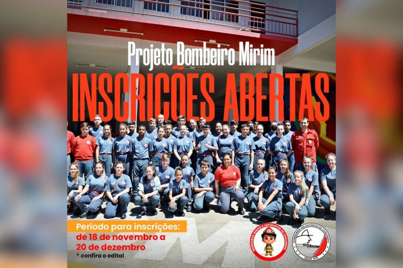 Projeto Bombeiro Mirim de Concórdia está com inscrições abertas