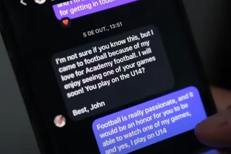 Bruninho troca mensagens com John Textor – Foto: Reprodu&ccedil;&atilde;o