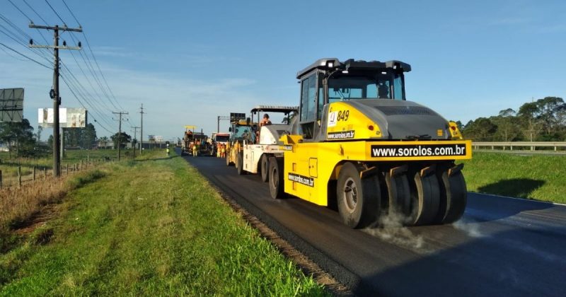 BR-101 terá trânsito afetado devido às obras de recuperação de pavimento nesta semana 