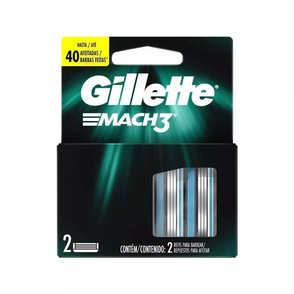 Carga Gillette Mach3 2 unidades
