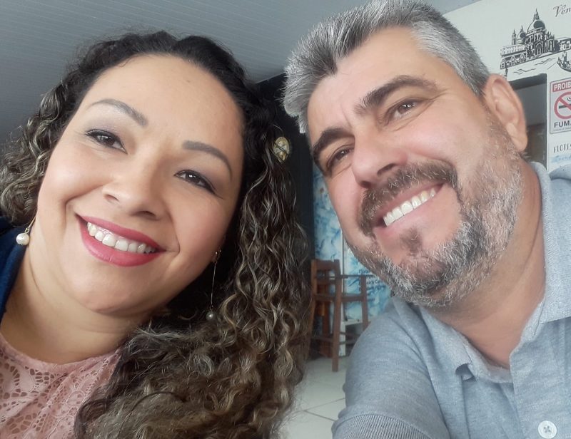 Foto de casal assassinado em Itajaí, Ramiso e Suzy