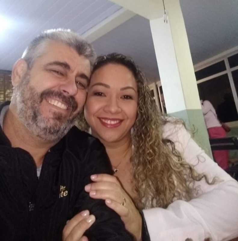 Foto de casal assassinado em Itajaí, Ramiso e Suzy