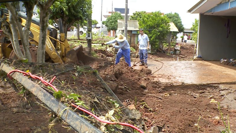 São Domingos, cidade que decretou situação de emergência nesta quinta-feira (7) após chuvas torrenciais, está na região de alerta laranja de perigo - Foto: Roberto Bortolanza/ND