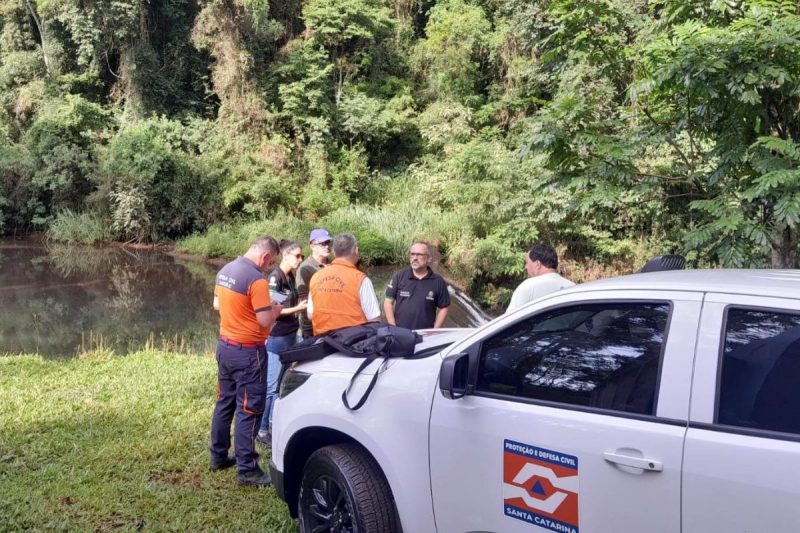 Uma vistoria foi realizada em Xanxerê para a retomada do abastecimento 