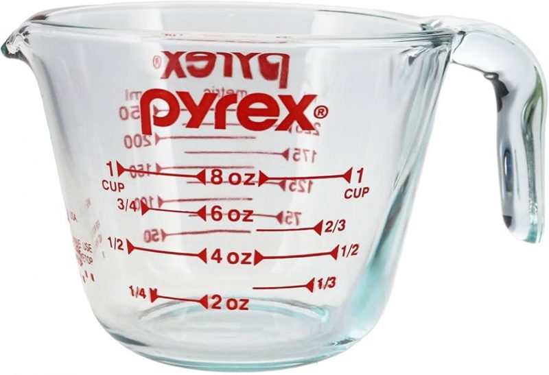 Copo medidor da Pyrex