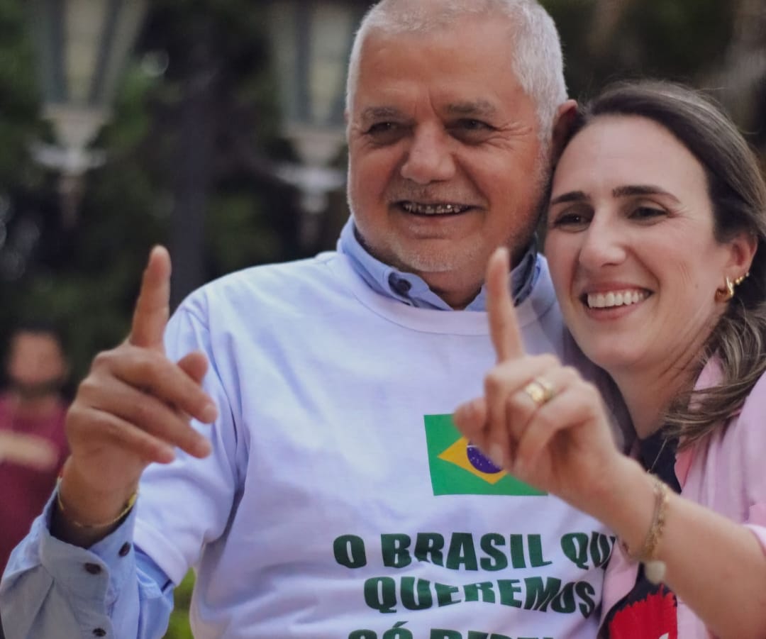 Prefeita eleita de Nova Veneza Angela Guinslandi é filha de um dos donos da Rede Bistek de supermercados e o Vice Edésio Spillere é um empresário da área de metalúrgica do sul do estado - Divulgação/ND