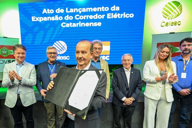 Anúncio de expansão do corredor elétrico catarinense