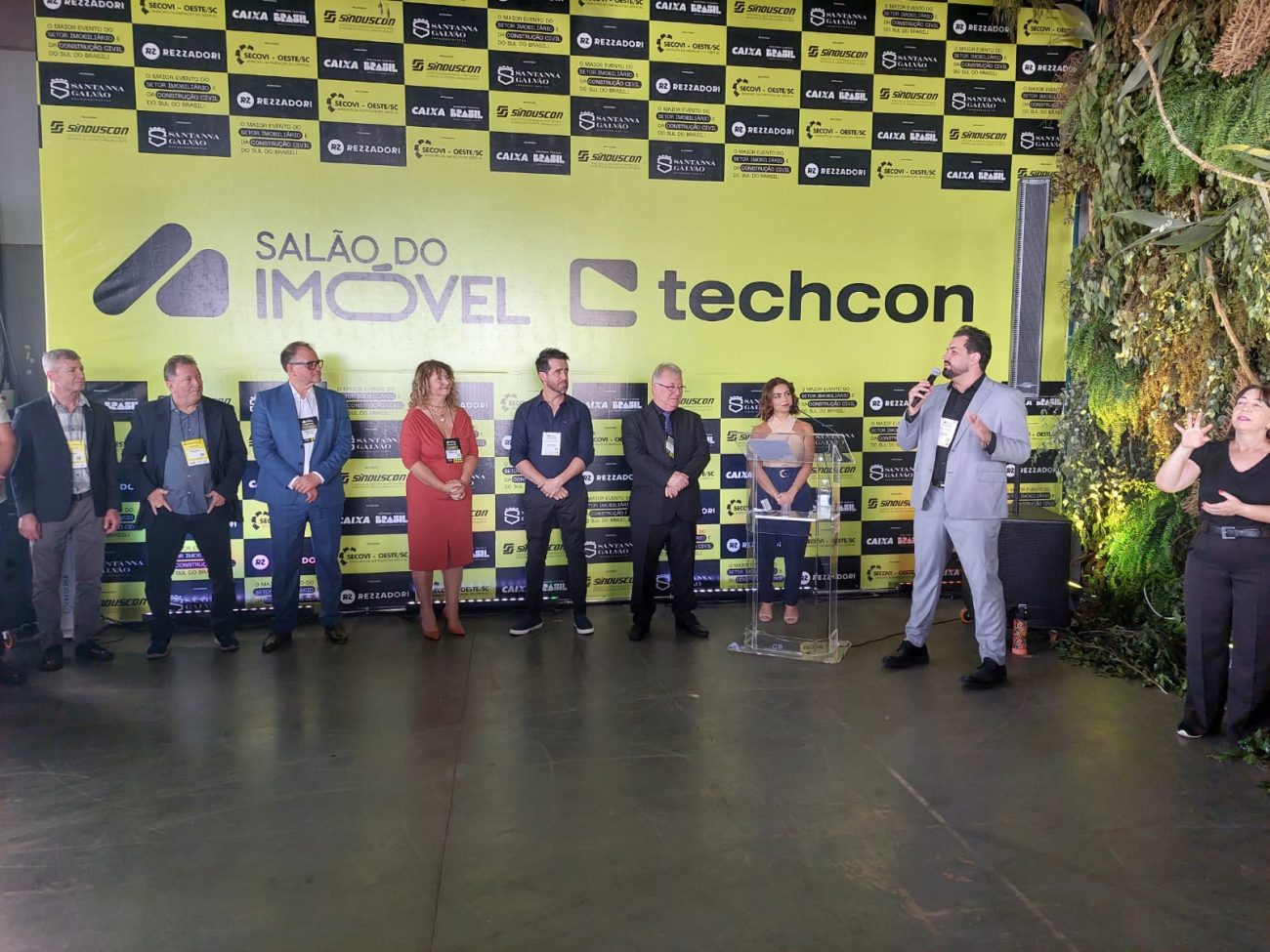 O município de Chapecó é palco da 1ª TECHCON (Feira de Tecnologia, Conhecimento e Construção) e o 18º Salão do Imóvel. - Carol Figueiredo/ND Mais