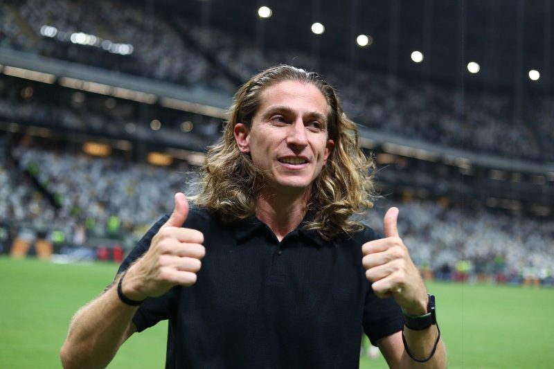 Filipe Luís após a conquista da Copa do Brasil pelo Flamengo