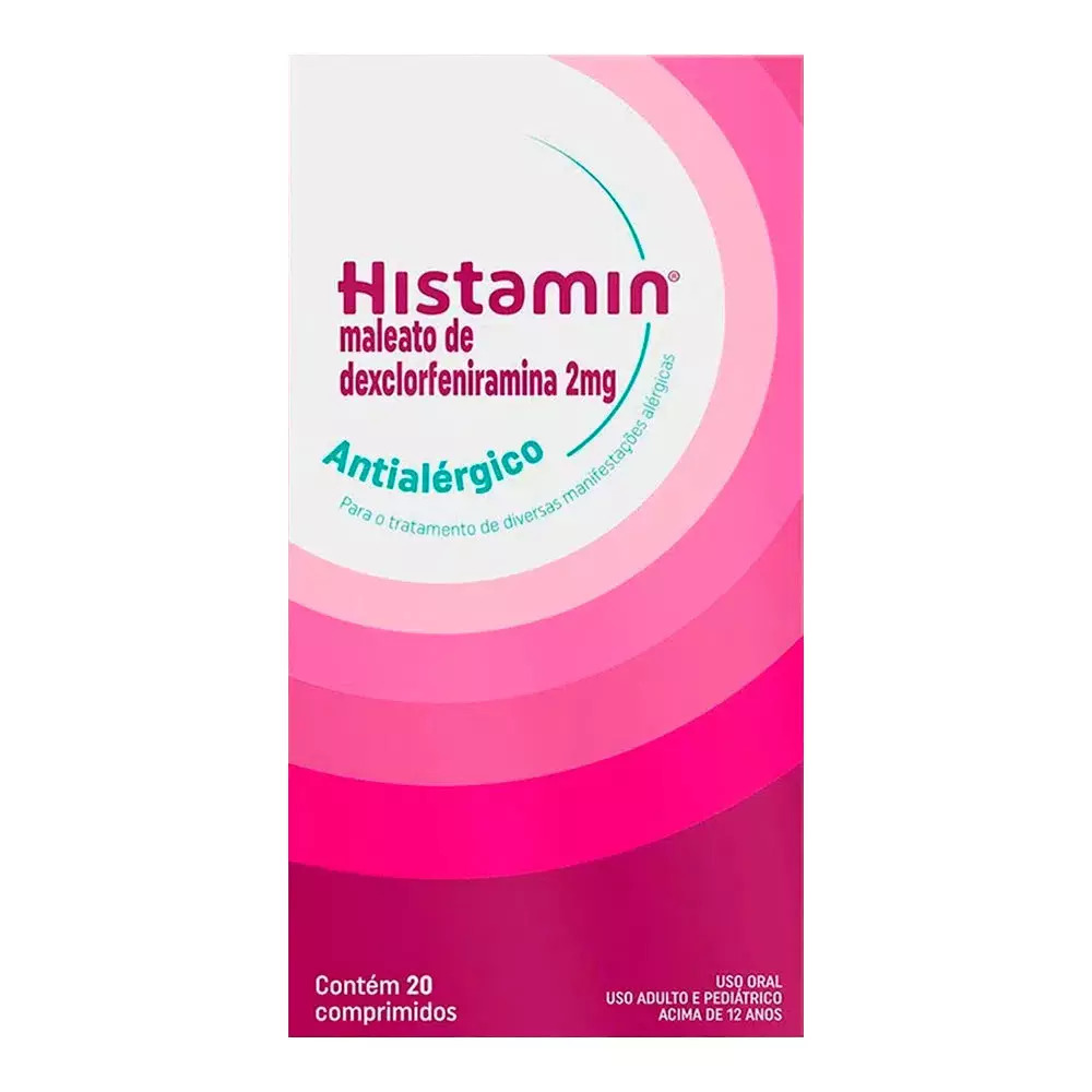 Histamin 2mg 20 Comprimidos