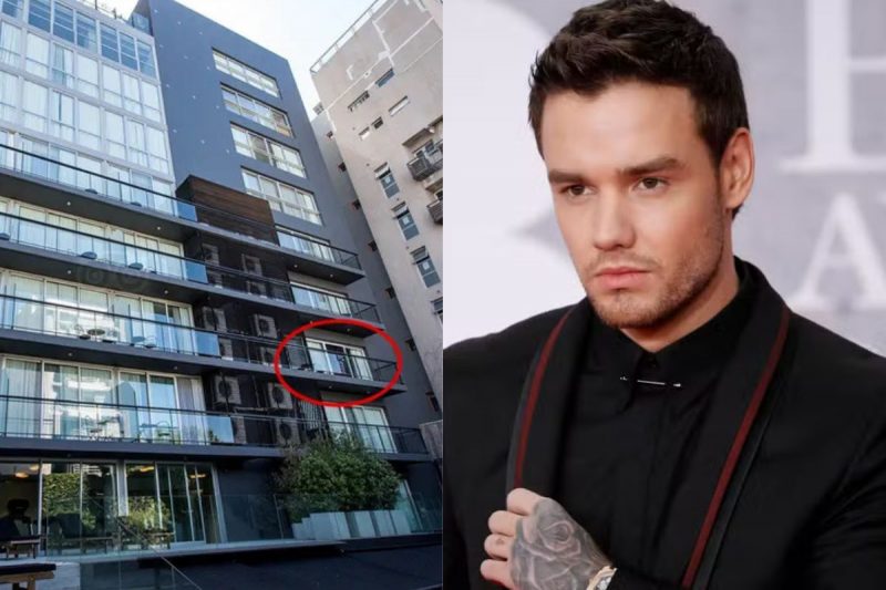 Varanda do hotel onde Liam Payne caiu e morreu na Argentina