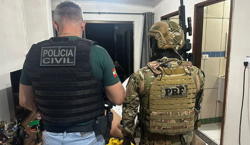 Parceria com a PRF e o Gaeco – Foto: MPSC/ Reprodu&ccedil;&atilde;o/ ND