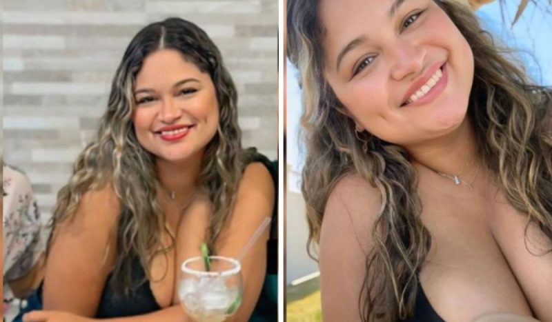 Fotomontagem com imagens de Jessyca, mulher presa por dopar e roubar usuários do Tinder