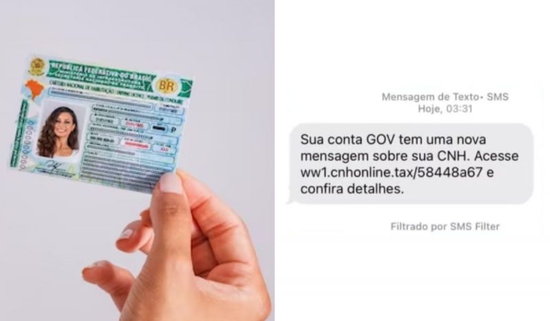 Golpe do Detran faz suposto alerta sobre suspensão da Carteira Nacional de Habilitação