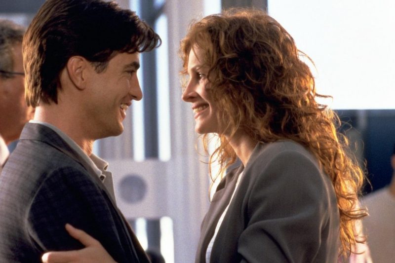 Os atores Dermot Mulroney e Julia Roberts em cena do filme O Casamento do Meu Melhor Amigo