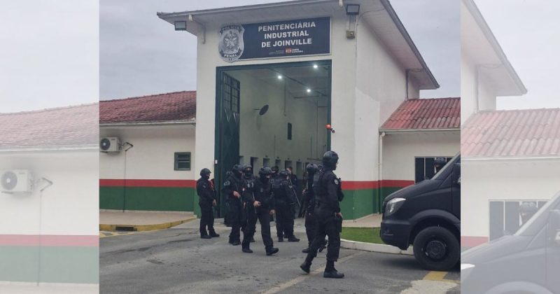 Penitenciária de Joinville é alvo de operação 