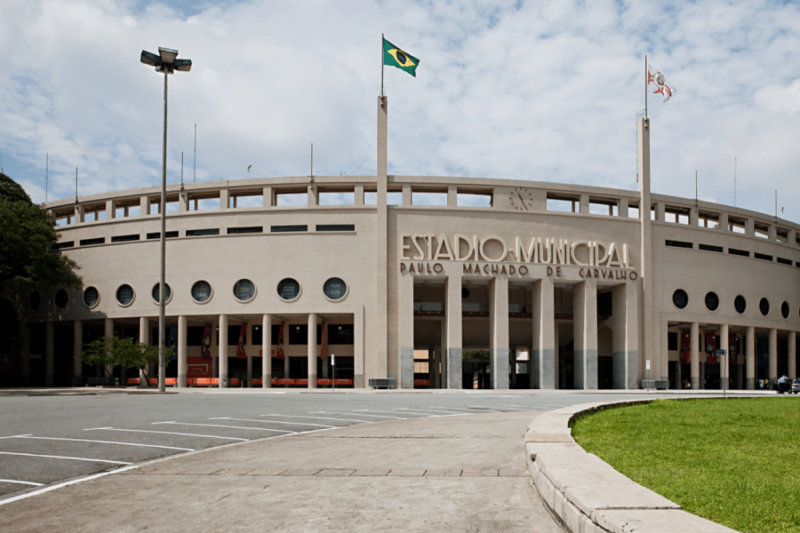 O Estádio do Pacaembu foi batizado em homenagem ao pai de Seu Tuta, o grande inspirador de sua carreira - Foto: Museu do Futebol/Reprodução/ND