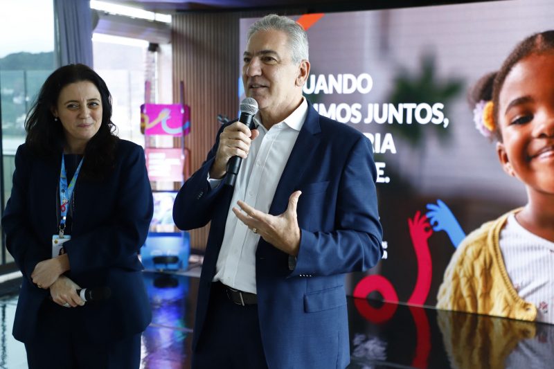 Eduardo Sattamini, diretor-presidente da Engie Brasil Energia, e Luciana Nabarrete, diretora de Pessoas, Processos e Sustentabilidade da Engie - Foto: David Collaço/Divulgação/ND