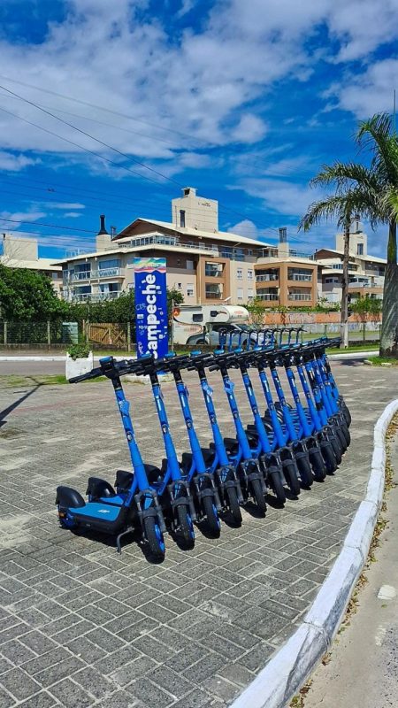 patinetes elétricos em mais um bairro de Florianópolis