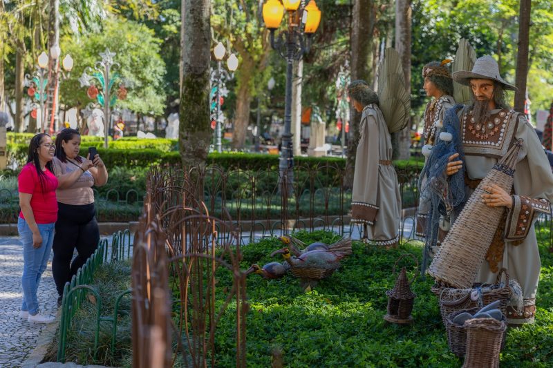 Presépio é uma das grandes atrações do Natal em Florianópolis