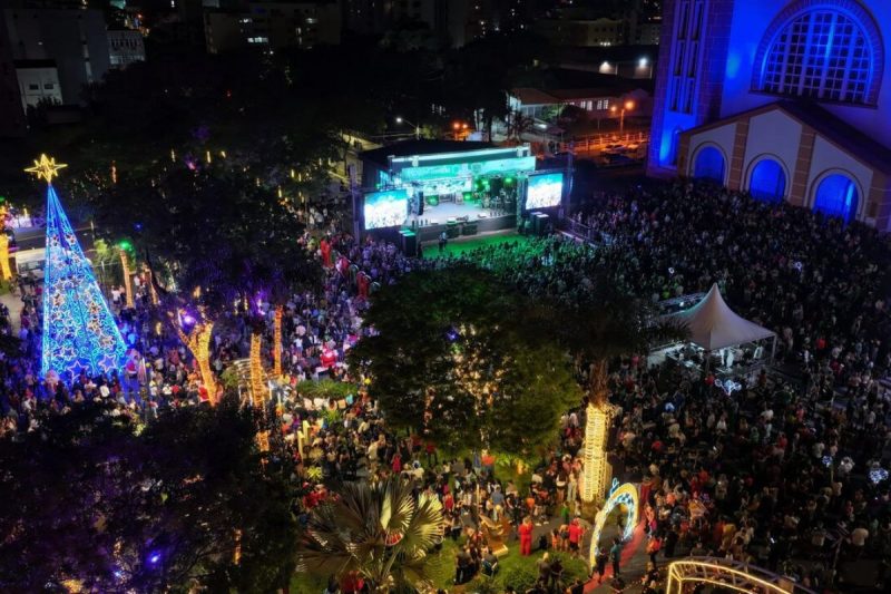 abertura do natal de chapecó