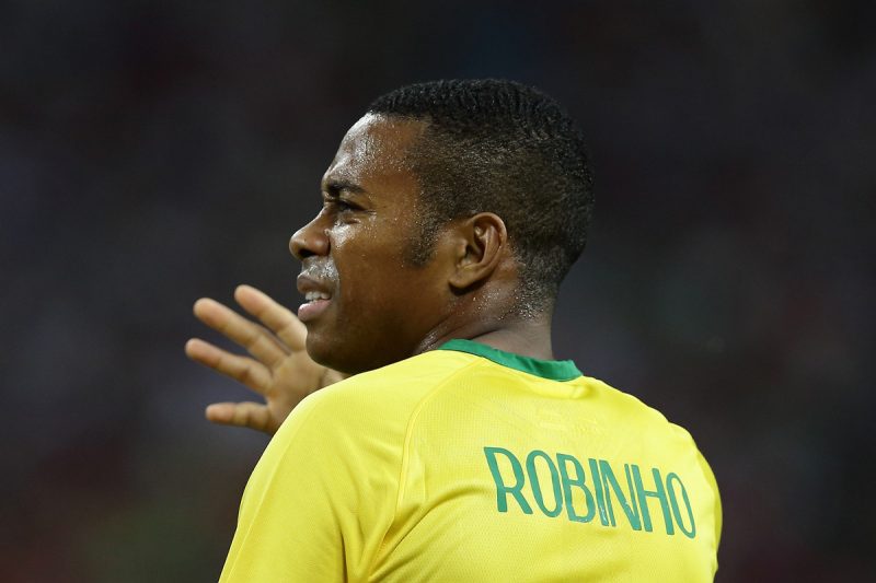 Robinho durante partida