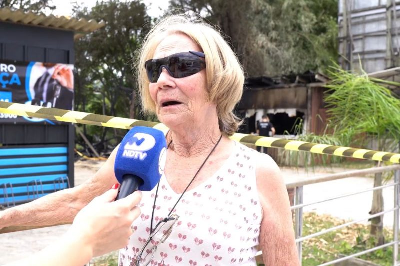 'Vi ela pegando fogo', diz vizinho que socorreu ex-mulher de 'homem-bomba' no STF após incêndio